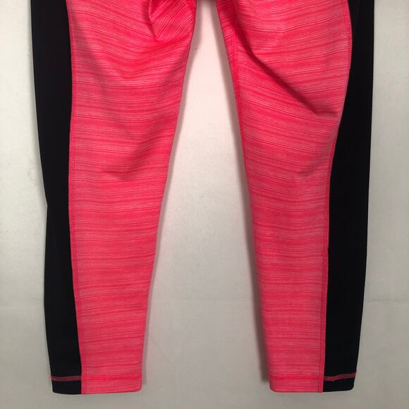 90 Degree by Reflex Mid-Rise Neon Pink & Black Leggings Size S - Picture 7 of 8
